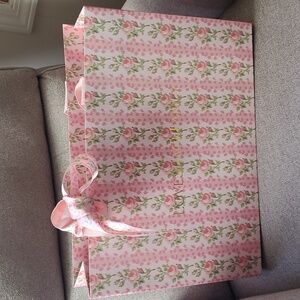 LoveShackFancy Paper Shopping Bag with Matching Ribbon